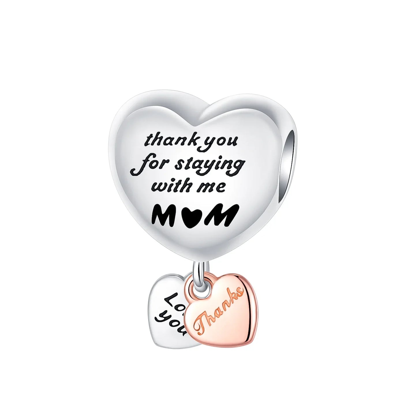 925 Sterling Silver Colorful Snowflake Heart Lock and Key Charms for DIY Necklace and Bracelet Jewelry Gifts