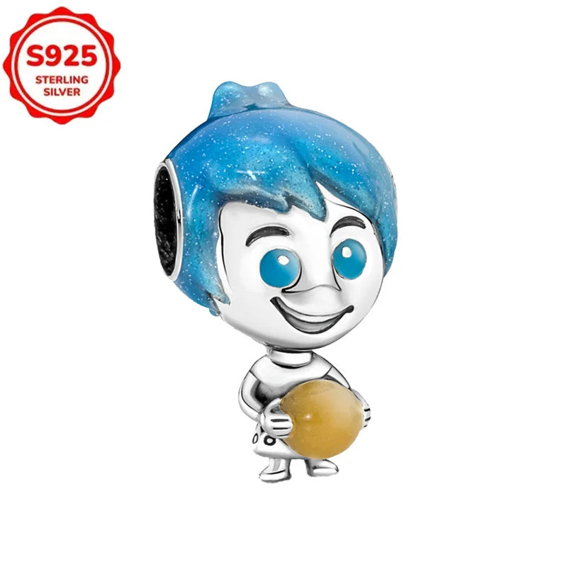 Disney 925 Sterling Silver Pixar Character Bead Charm