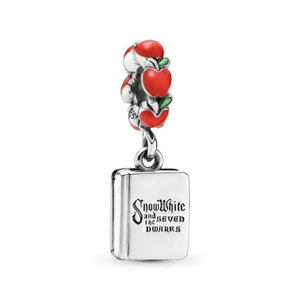 Yinyang Flower Clover Pendant 925 Silver Amulet for Bracelets DIY Jewelry Gift B1691