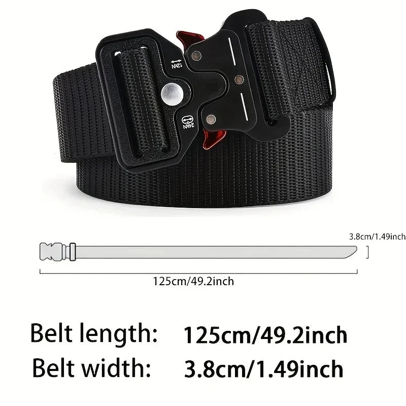 Men's Belt Outdoor Multi Function High Quality Canvas Belt