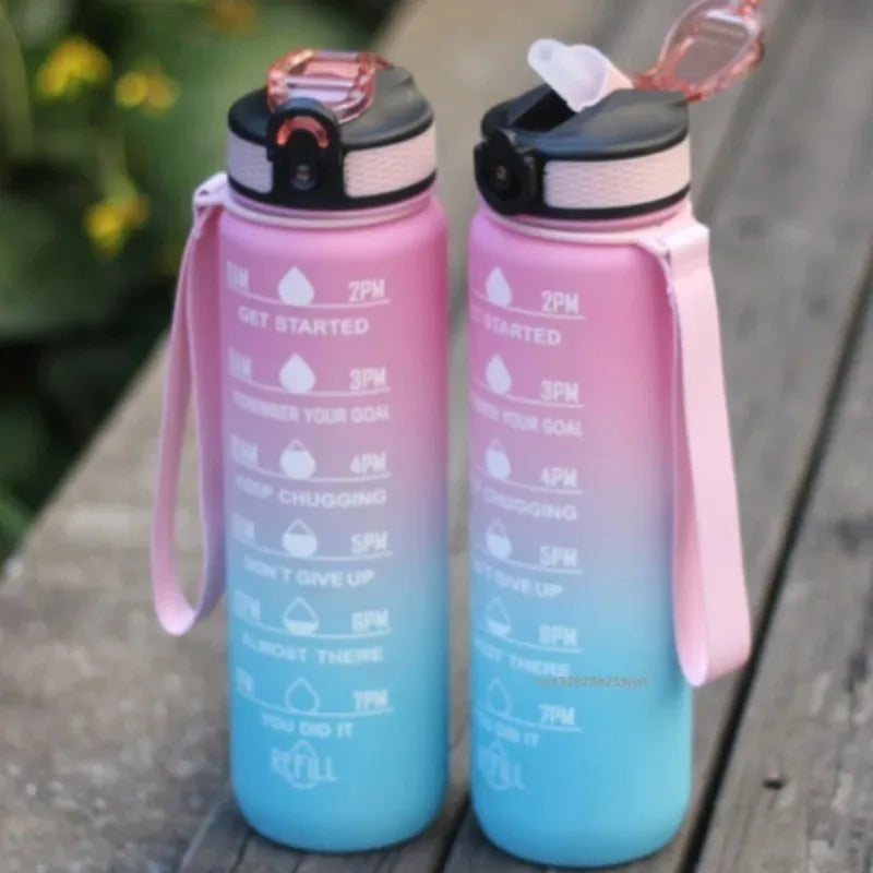 1L Leakproof Sport Water Bottle For Travel Fitness Cycling