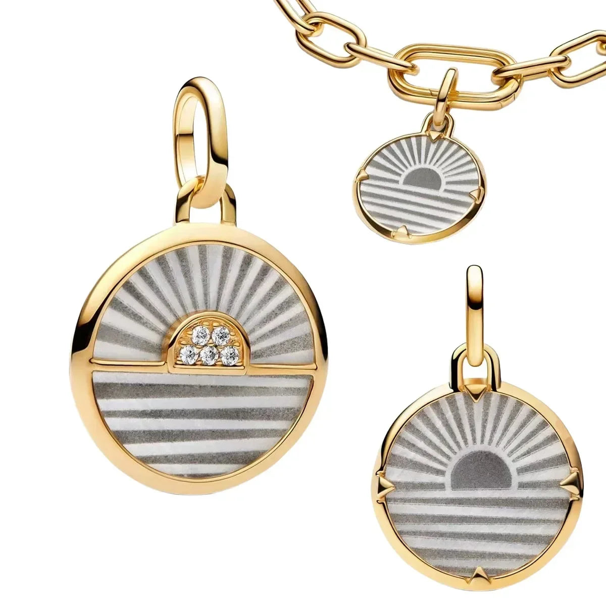 Summer Murano Glass Sea Turtle Dangle Charm Colorful Crystal Zircon Pendant 925 Sterling Silver Fine Jewelry for Original Bracelets