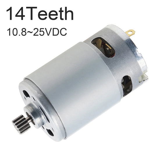 RS550 DC Motor 8.2mm 14Teeth Gear 25000RPM Electric Tool CHINA