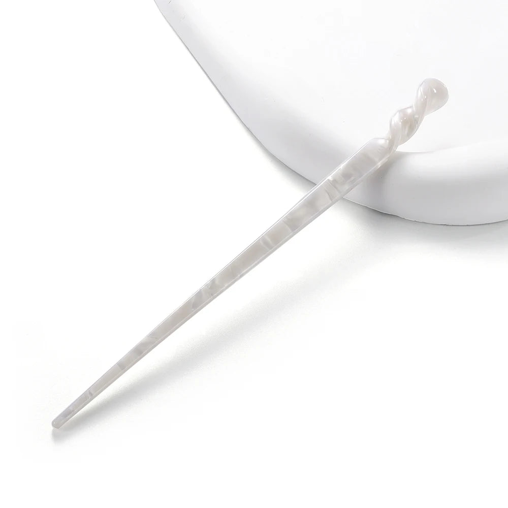 Vintage Chinese Style Acetate Resin Hair Sticks for Women Weddings