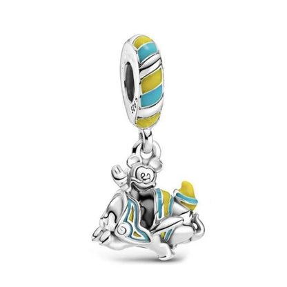 925 Silver Teddy Bear Beads and Mouse Pendant for European Original Bracelet DIY Exquisite Jewelry