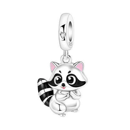 925 Sterling Silver Cute Pet Animal Pendant Charm Gift