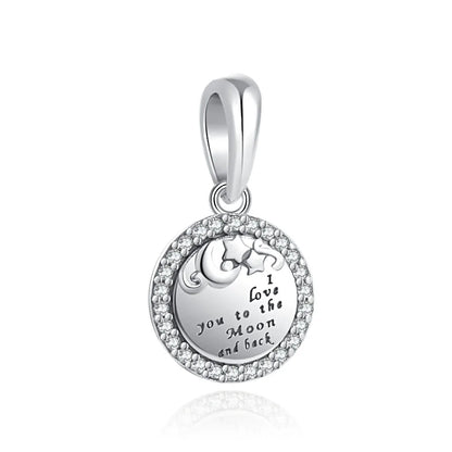 Sunflower Evil Eye Charm 925 Silver Plated Bead for DIY Bracelets Women's Jewelry B2589