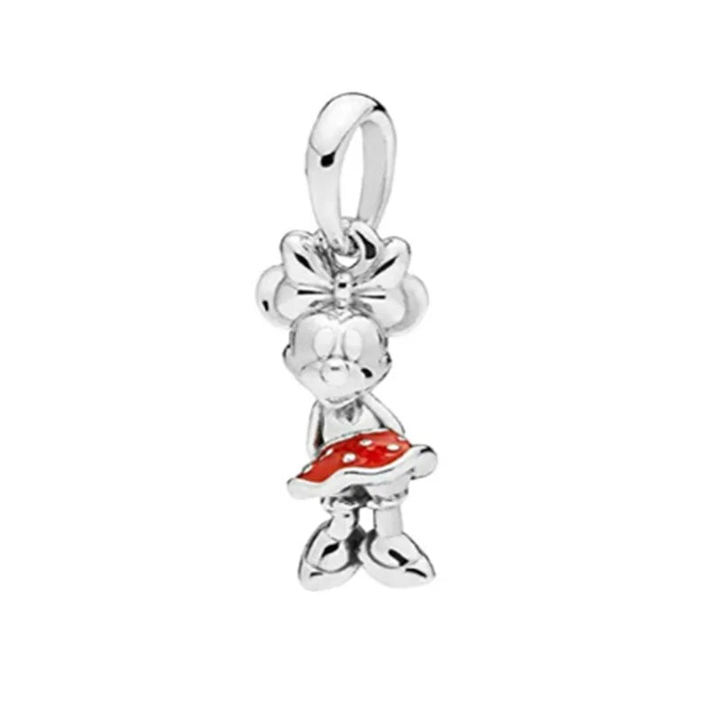 Exquisite 925 Silver Heart-Shaped Beads with Deer Pendant for European Bracelets DIY Jewelry