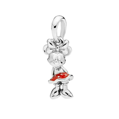 Exquisite 925 Silver Heart-Shaped Beads with Deer Pendant for European Bracelets DIY Jewelry