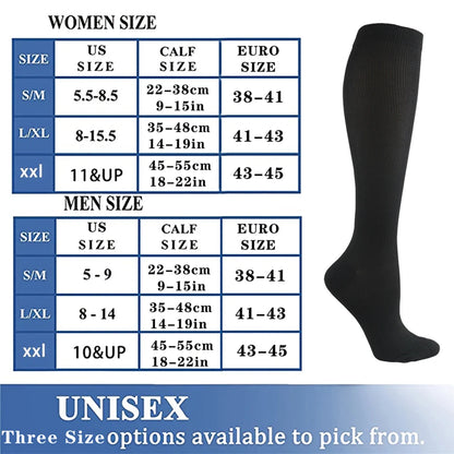 Varicose Compression Socks For Sports Travel Anti Fatigue