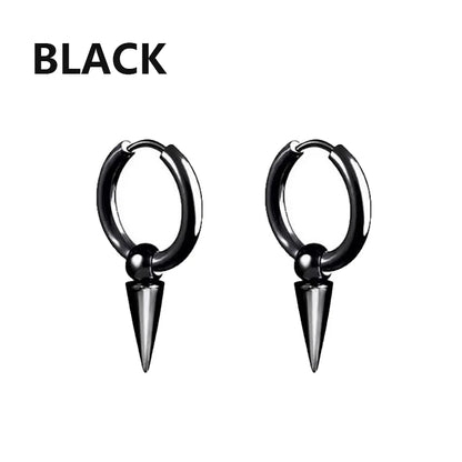 Punk Stainless Steel Stud Earrings Set for Men and Women Type9