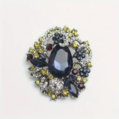 Bohemian Crystal Luxury Classic Rhinestone Brooch All Match D6-3-7343