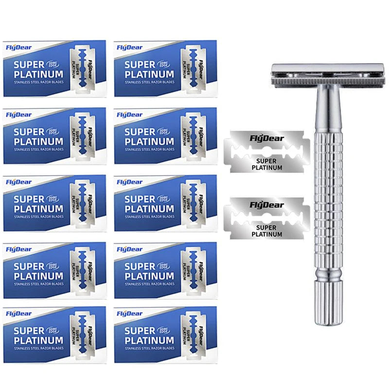 Razor Stainless Steel Double-Blade Razor for Men Shaving