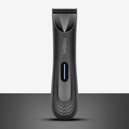 Electric Groin Hair Trimmer for Men with Replaceable Blade black