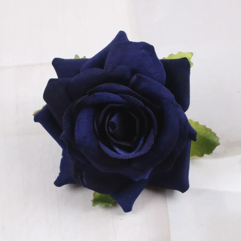 Elegant Rose Flower U-Shaped Hairpins for Wedding Brides and Women