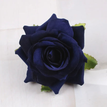 Elegant Rose Flower U-Shaped Hairpins for Wedding Brides and Women