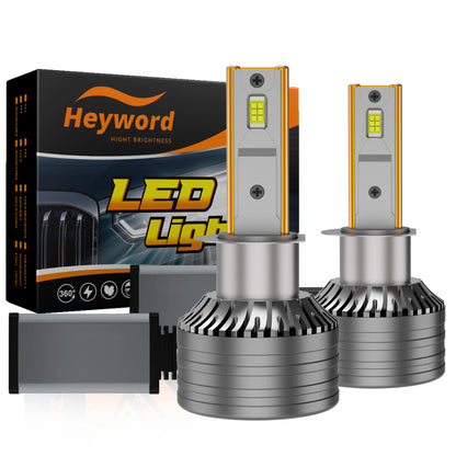 Heyword H7 60000LM LED Canbus 6000K Ultra Bright Headlight