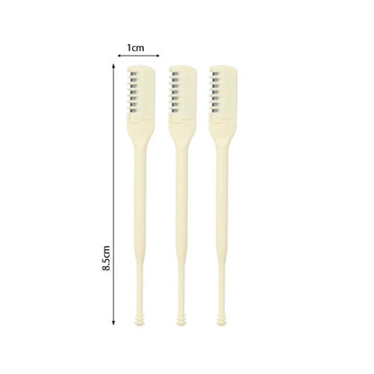 10PCS Precision Nose Hair Scissors - Ultra Thin Ergonomic Travel Friendly Grooming Tool