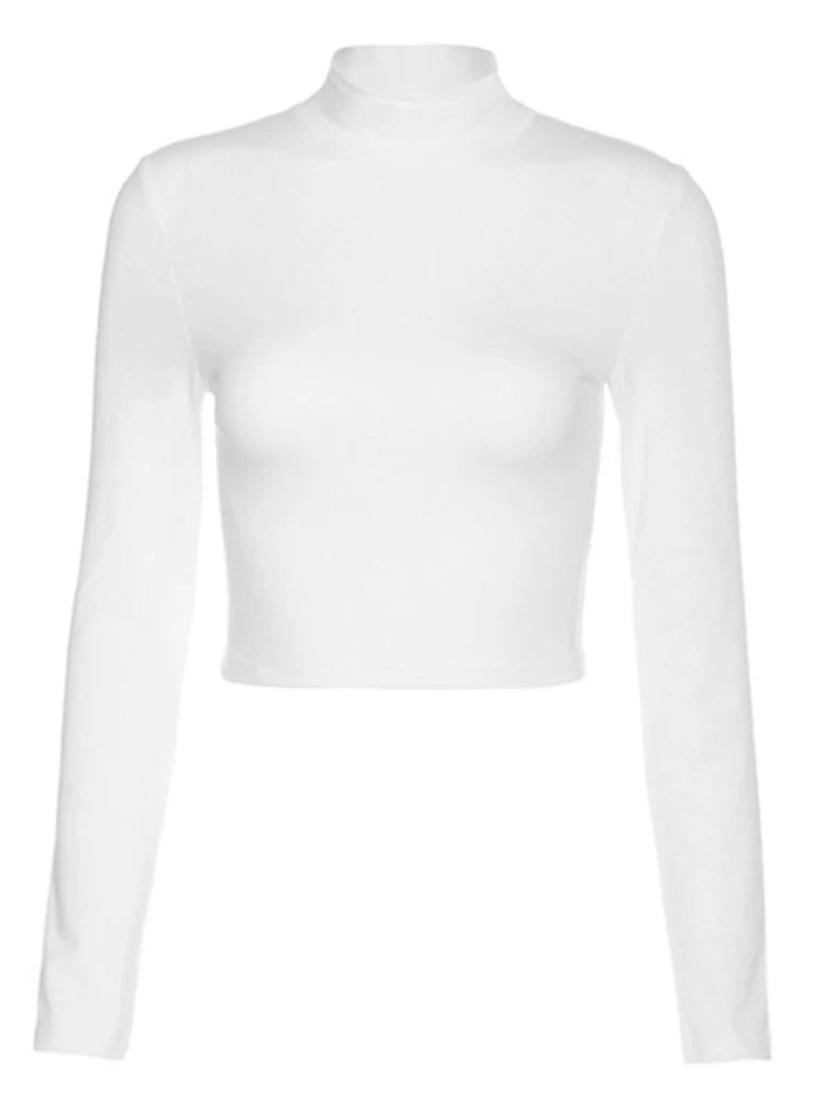 Womon Backless Hollow Out Top Women Sexy Slim Bodycon Tee