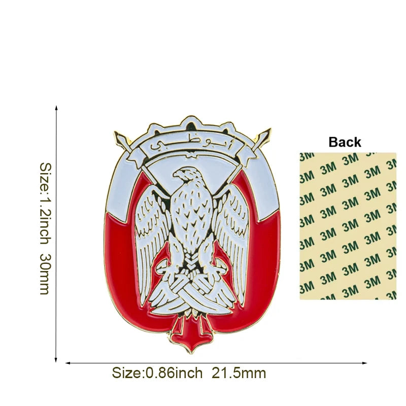 Stylish Saudi Arabia Themed Metal Pin Brooches for Mobile Phones