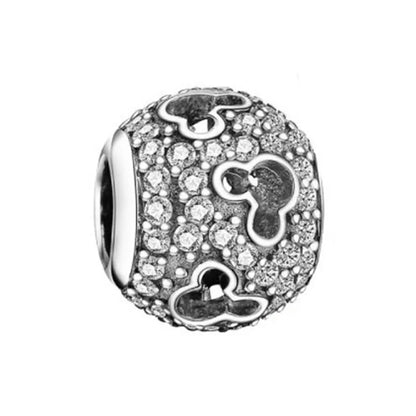 Disney Mickey and Minnie Ice and Snow Princess Charm Pendant for DIY Jewelry DL-029