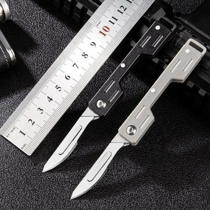 Plastic Handle Mini Performance Folding Mechanical Cost Scalpel Knife