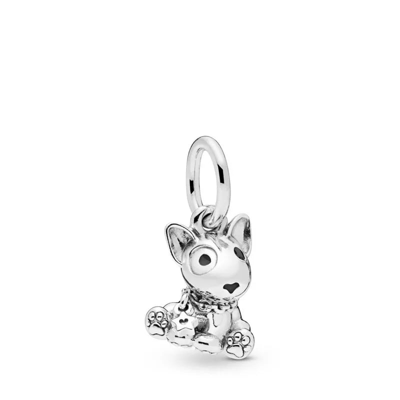 European 925 Sterling Silver Animal Series Charms Beads for Dog Cat Snake Rabbit Jewelry Fit for Bracelets and Necklaces for Women