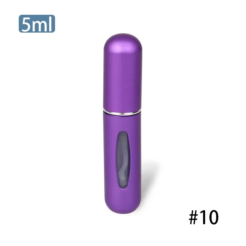 Mini Perfume Atomizer 5ml Refillable Travel Spray Bottle Portable Cosmetic Dispenser
