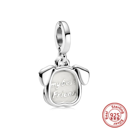Sterling Silver Animal Charm Beads for Bracelets Featuring Unicorns, Squirrels, Elephants, Owls, Cats, Dogs, Lions, Bears and Rabbits Y462