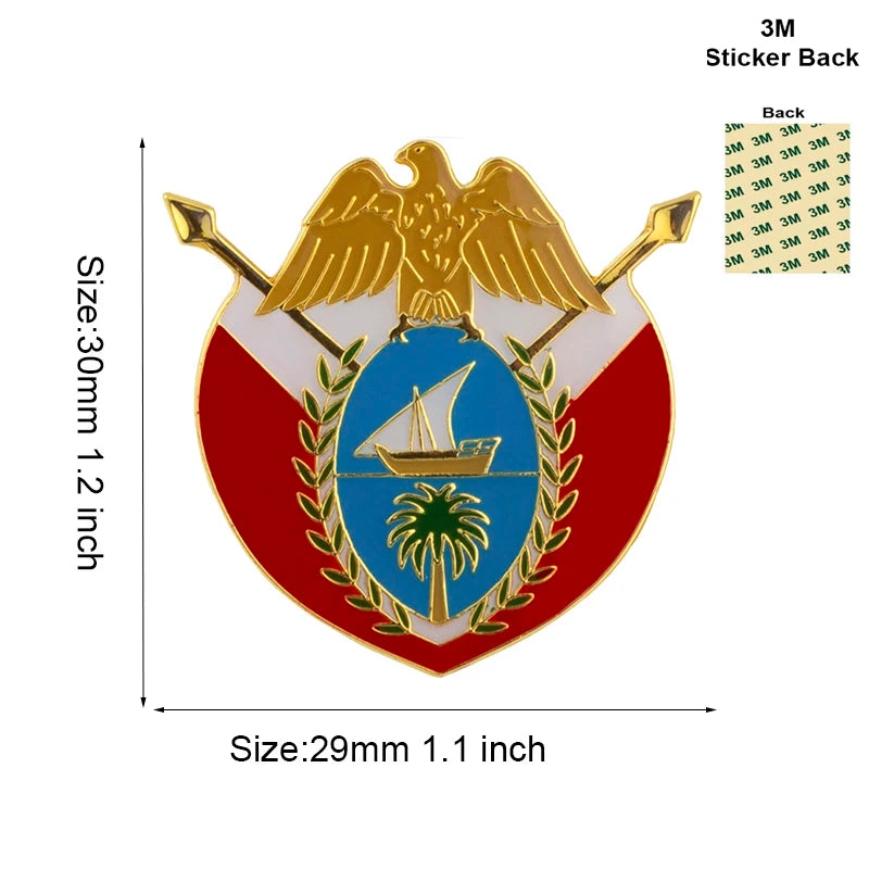 Stylish Saudi Arabia Themed Metal Pin Brooches for Mobile Phones