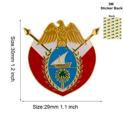 Stylish Saudi Arabia Themed Metal Pin Brooches for Mobile Phones