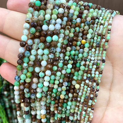 Elegant Faceted Aquamarine Beads for DIY Jewelry Making Bracelet Accessories