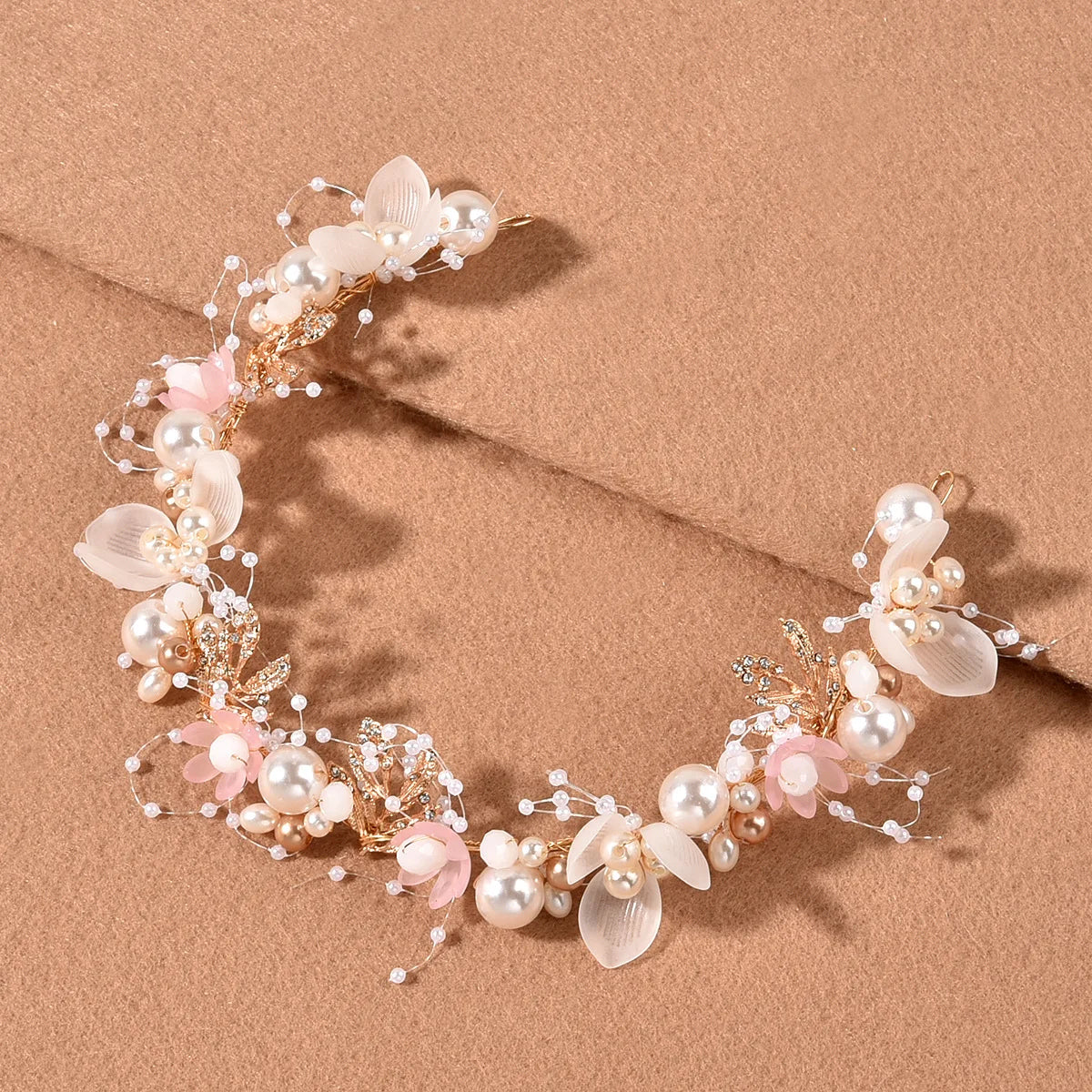 Chinese Retro Flower Hair Pins and Side Clips with Rhinestones for Women and Girls Elegant Hanfu Dress Accessories
