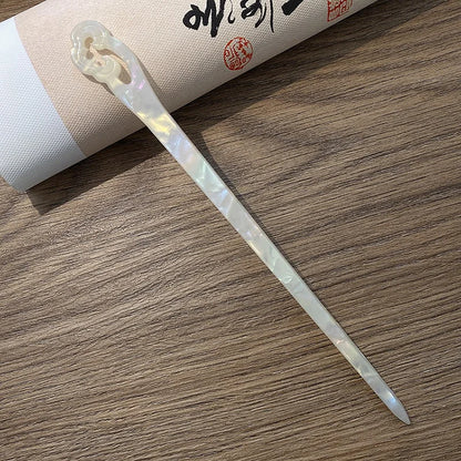Vintage Chinese Acetate Resin Hair Stick for Women - Elegant Wedding Hairpin Jewelry Accessories