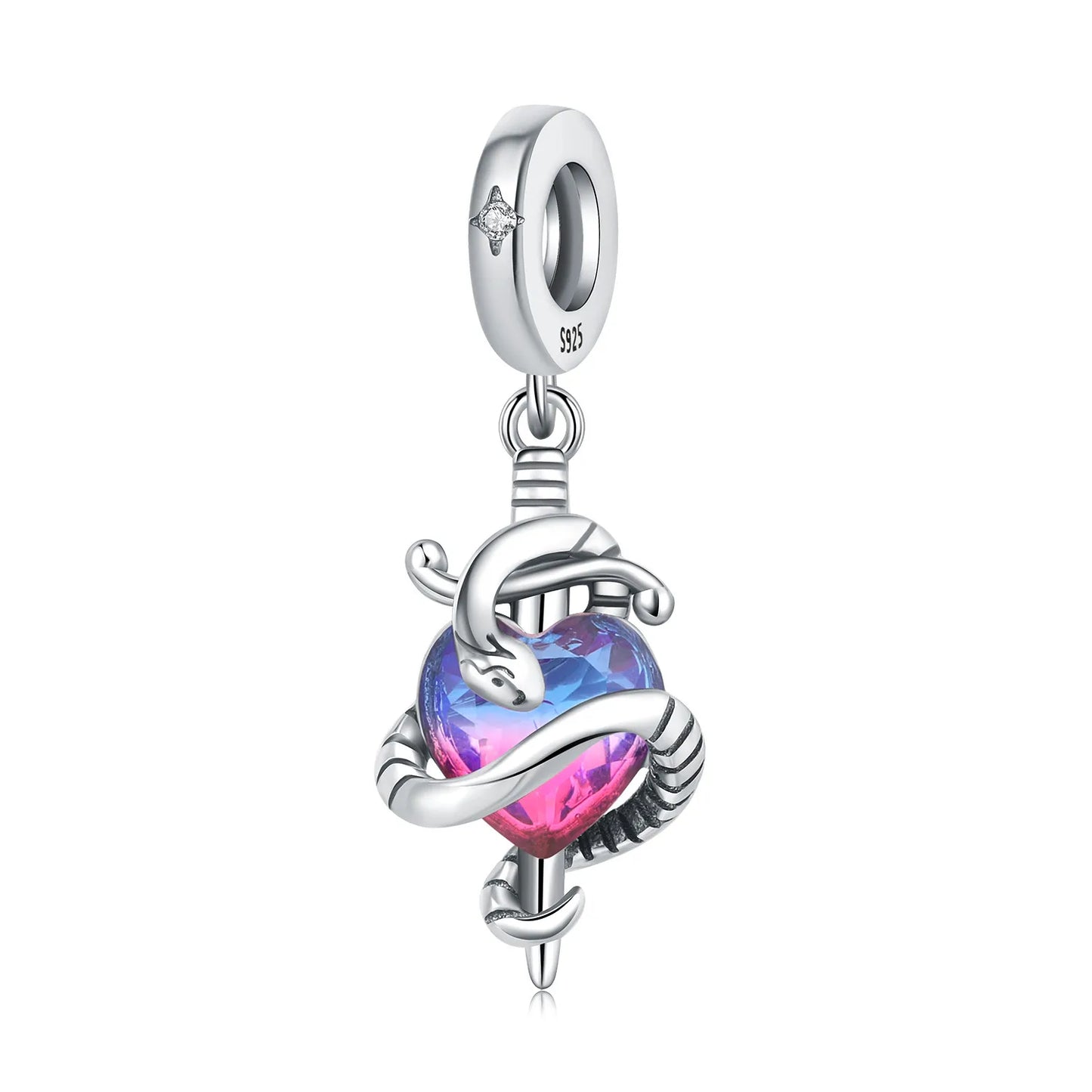 925 Sterling Silver Cute Pet Animal Pendant Charm Gift