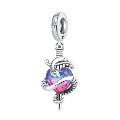 925 Sterling Silver Cute Pet Animal Pendant Charm Gift