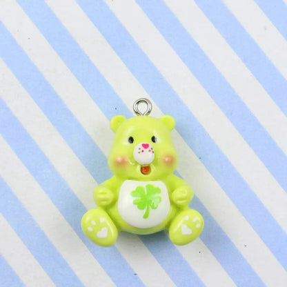 3D Resin Bear Cartoon Charms Set for DIY Jewelry Crafting