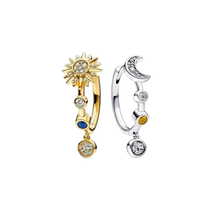 Luxury 925 Sterling Silver Chunky Hoop Earrings with Big Heart Zircon Accents for Women Wedding Party Jewelry Gifts