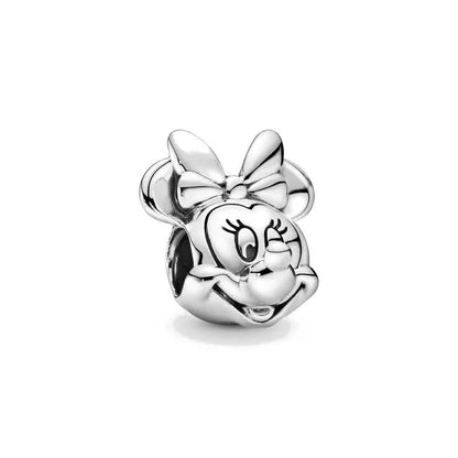 Exquisite 925 Silver Elephant Dog Bead Fish Pig Pendant for DIY European Bracelet Jewelry