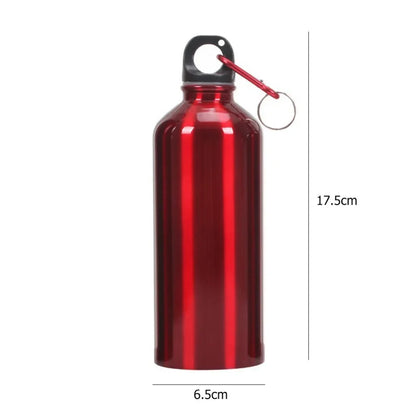 Portable Aluminum Sports Water Bottle With Lid 400 600ml