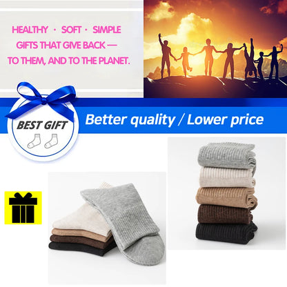 3 Pairs Womens All Season Cotton Cushion Mid Calf Socks