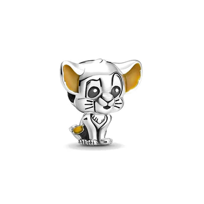 Exquisite 925 Silver Elephant and Dog Bead Mouse Pendant for European Original Bracelet DIY Jewelry