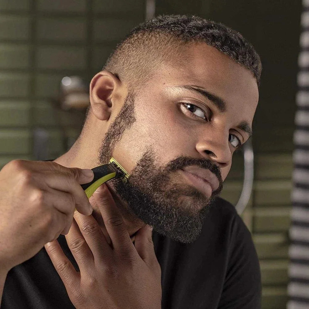 Electric Shaver for Men Cordless Professional Beard Trimmer USB Rechargeable Grooming Tool