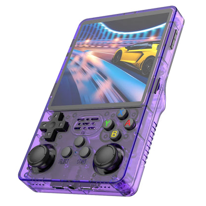 BOYHOM R36S Plus Retro Handheld Game Console Linux 64 Bit RK3326 4 Inch IPS Screen Portable Pocket Video Player 64GB