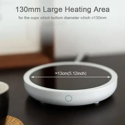 New Coffee Mug Warmer for Milk Tea Teapot Electric Heating Cup Plate 80 Degree Celsius for Home Office Use
