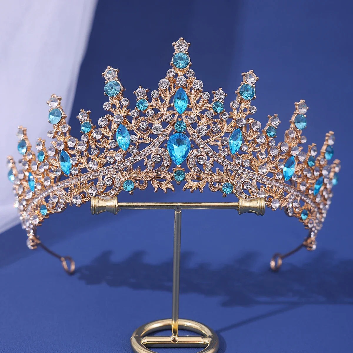Luxury Bridal Crown - Baroque Queen Tiaras for Weddings & Parties