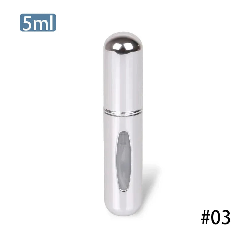 Mini Perfume Atomizer 5ml Refillable Travel Spray Bottle Portable Cosmetic Dispenser