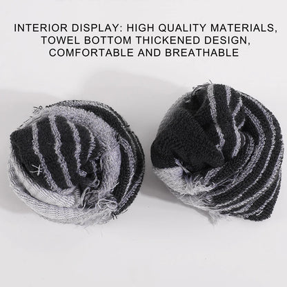3 Pairs Breathable Mesh Ankle Socks Thick Terry Sole