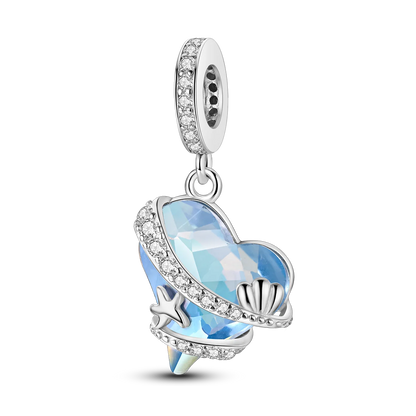 CharmBeads 925 Silver Blue Series DIY Bracelet Charms Top Rated Fashion Pendants KTC1155