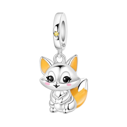 925 Sterling Silver Cute Pet Animal Pendant Charm Gift